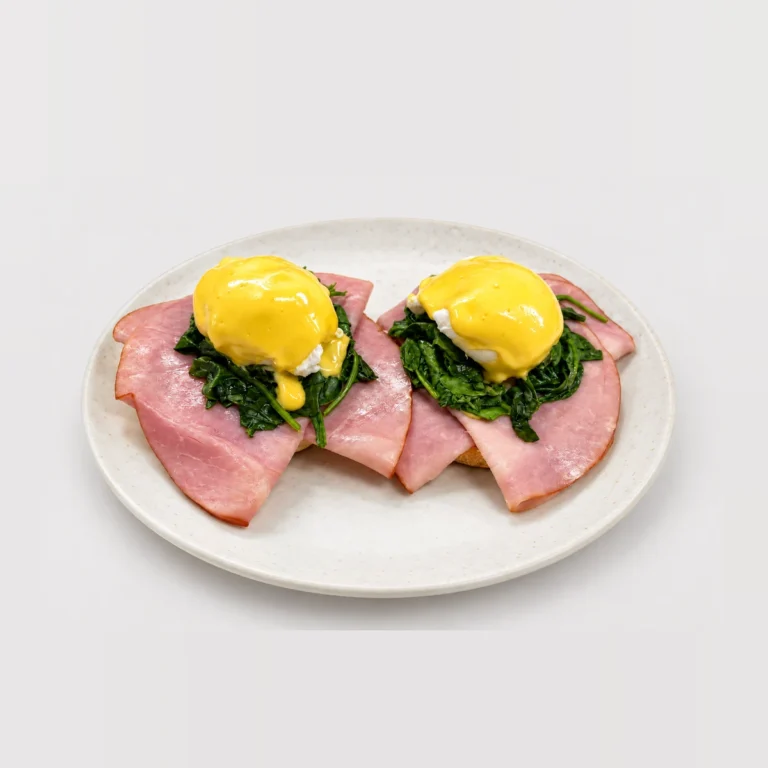 Ham Eggs Benedict — Whole / angled