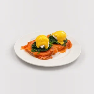 Salmon Eggs Benedict — Whole / angled