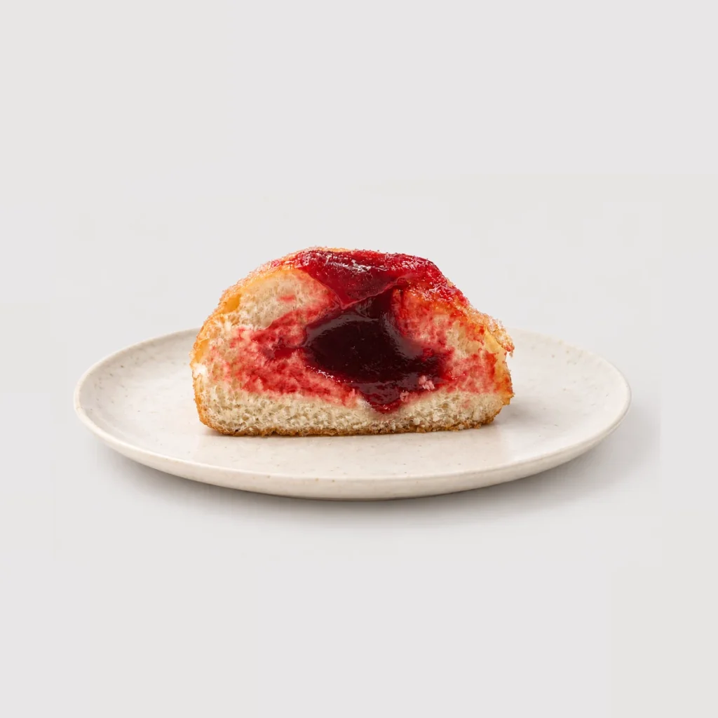 Jam Donut — Cut cross-section