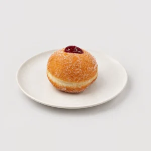 Jam Donut — Whole / angled