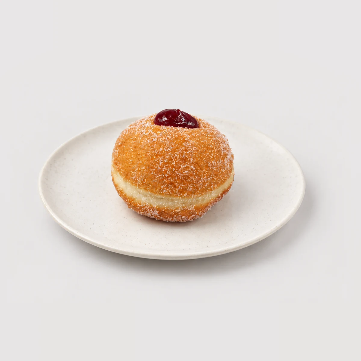 Jam Donut — Whole / angled