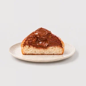 Nutella Donut — Cut cross-section