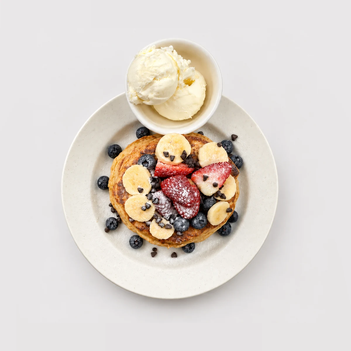 Short Stack Pancakes — Top-down
