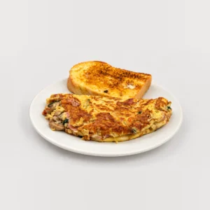 Three Egg Omelette — Whole / angled