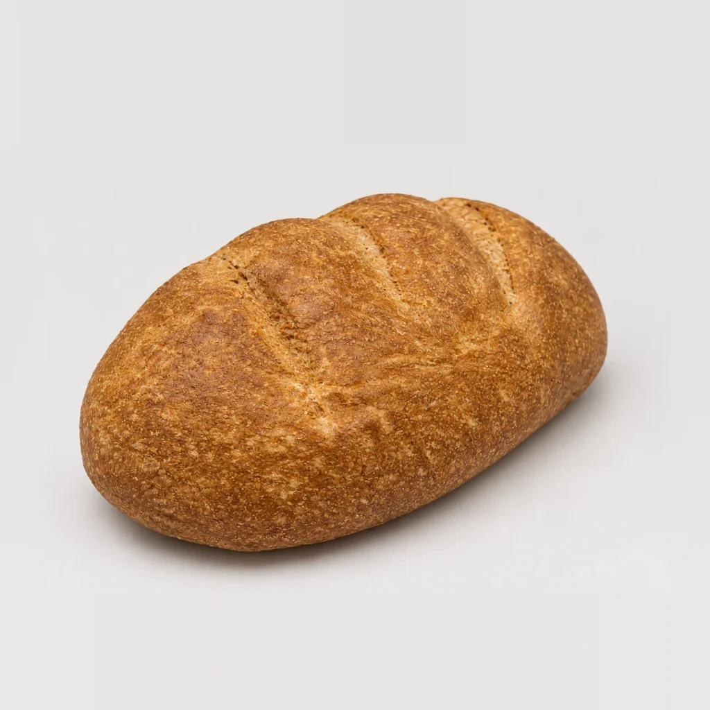 Wholemeal loaf — Exterior detail